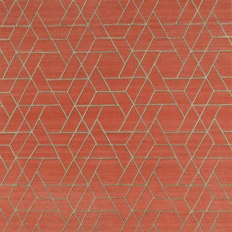 Jane Churchill Atmosphere V Wallpapers Zelma Wallpaper - Red - J8008-01