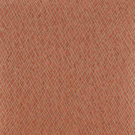 Jane Churchill Atmosphere V Wallpapers Rex Wallpaper - Red - J8011-02
