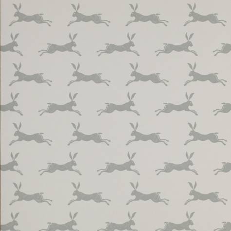 Jane Churchill Rowan Wallpapers March Hare Wallpaper - Charcoal - J135W-06-p
