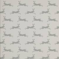 March Hare Wallpaper - Charcoal
