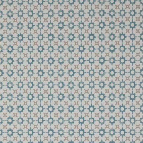 Jane Churchill Rowan Wallpapers Tassi Wallpaper - Soft Blue - J175W-02-p