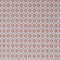 Tassi Wallpaper - Red/Aqua