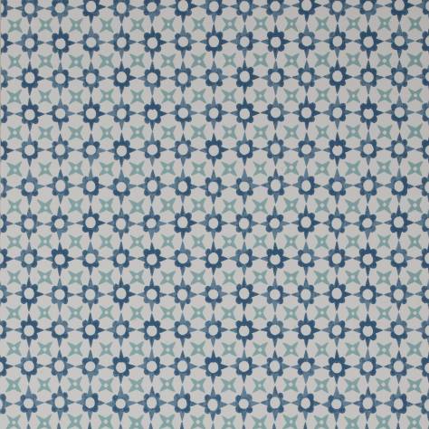 Jane Churchill Rowan Wallpapers Tassi Wallpaper - Blue - J175W-06-p