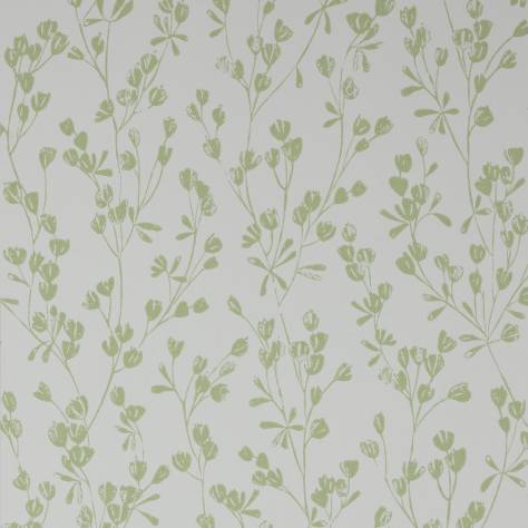 Jane Churchill Rowan Wallpapers Ines Wallpaper - Green - J178W-05-p