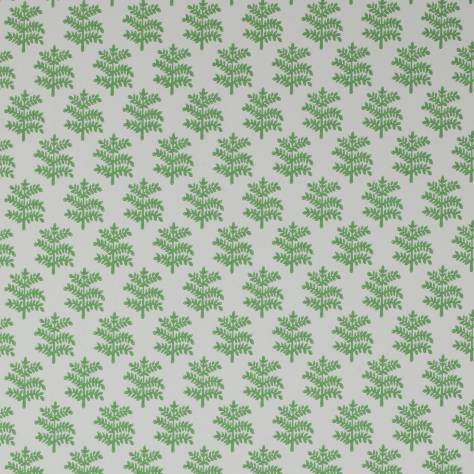 Jane Churchill Rowan Wallpapers Rowan Wallpaper - Emerald - J179W-02-p