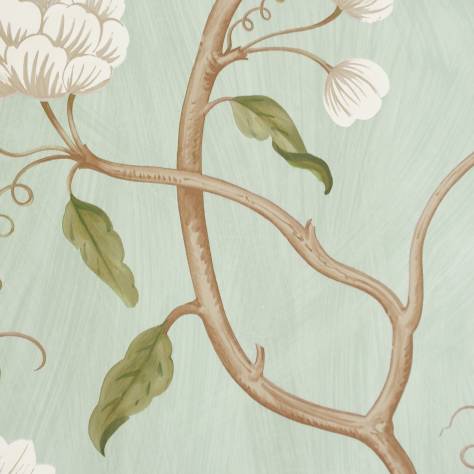 Colefax & Fowler  Baptista Wallpapers Snow Tree Wallpaper - Aqua - 07949/04