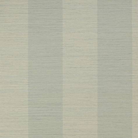 Colefax & Fowler  Mallory Stripes Wallpapers Sandrine Stripe Wallpaper - Old Blue - 07184-04