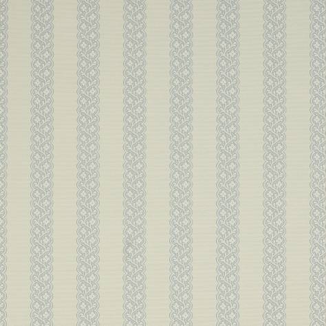 Colefax & Fowler  Mallory Stripes Wallpapers Britta Wallpaper - Old Blue - 07185-03