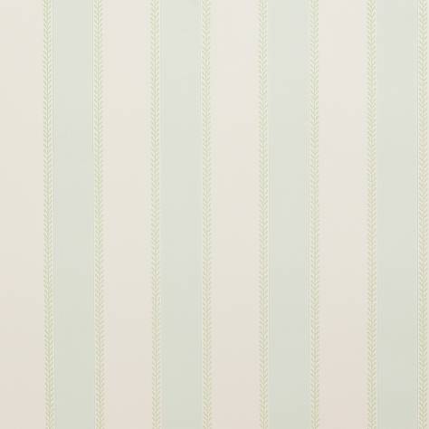 Colefax & Fowler  Mallory Stripes Wallpapers Graycott Stripe Wallpaper - Aqua Green - 07190-04