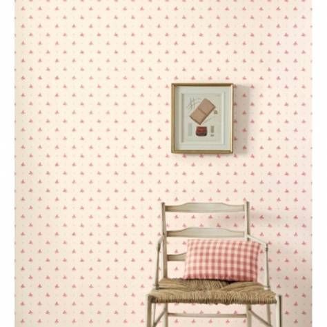 Colefax & Fowler  Small Design II Wallpapers Ashling Wallpaper - Pink - 07406-04