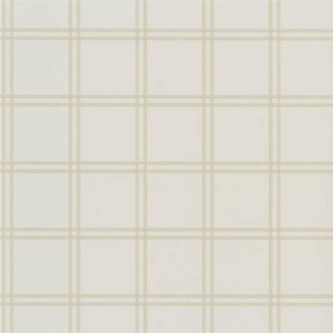 Ralph Lauren Signature Loft Papers Wallpapers Shipley Windowpane Wallpaper - Cream - PRL5001/06