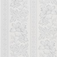 Gwinnet Toile Wallpaper - Light Grey