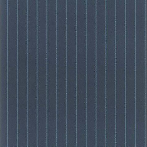 Ralph Lauren Signature Loft Papers Wallpapers Langford Chalk Stripe Wallpaper - Indigo - PRL5009/01