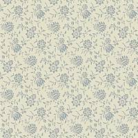 Scrimshaw Floral Wallpaper - Slate