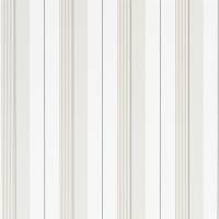 Aiden Stripe Wallpaper - Natural / White