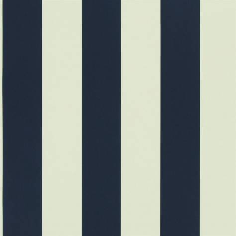 Ralph Lauren Signature Stripe Library Wallpapers Spalding Stripe Wallpaper - Navy - PRL026/01