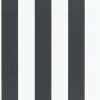 Spalding Stripe Wallpaper - Black / White