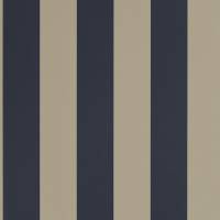 Spalding Stripe Wallpaper - Navy / Sand