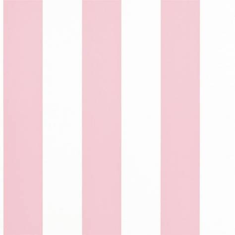 Ralph Lauren Signature Stripe Library Wallpapers Spalding Stripe Wallpaper - Pink / White - PRL026/16