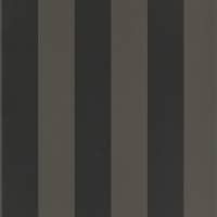 Spalding Stripe Wallpaper - Black / Black