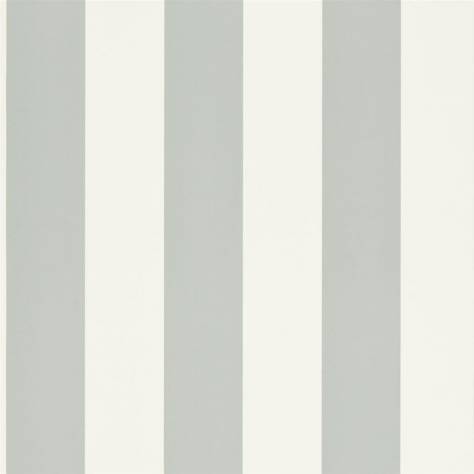 Ralph Lauren Signature Stripe Library Wallpapers Spalding Stripe Wallpaper - White / Dove - PRL026/19