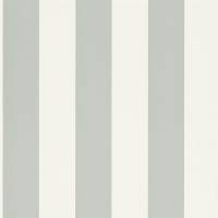 Spalding Stripe Wallpaper - White / Dove