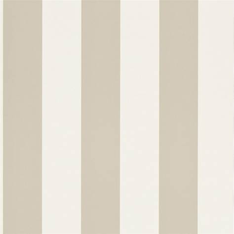 Ralph Lauren Signature Stripe Library Wallpapers Spalding Stripe Wallpaper - Cream / Laurel - PRL026/21