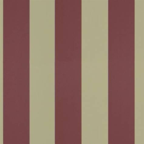 Ralph Lauren Signature Stripe Library Wallpapers Spalding Stripe Wallpaper - Rosewood - PRL026/23