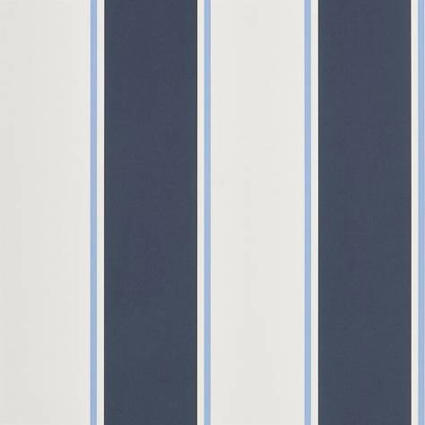 Ralph Lauren Signature Stripe Library Wallpapers Mapleton Stripe Wallpaper - Midnight - PRL703/03