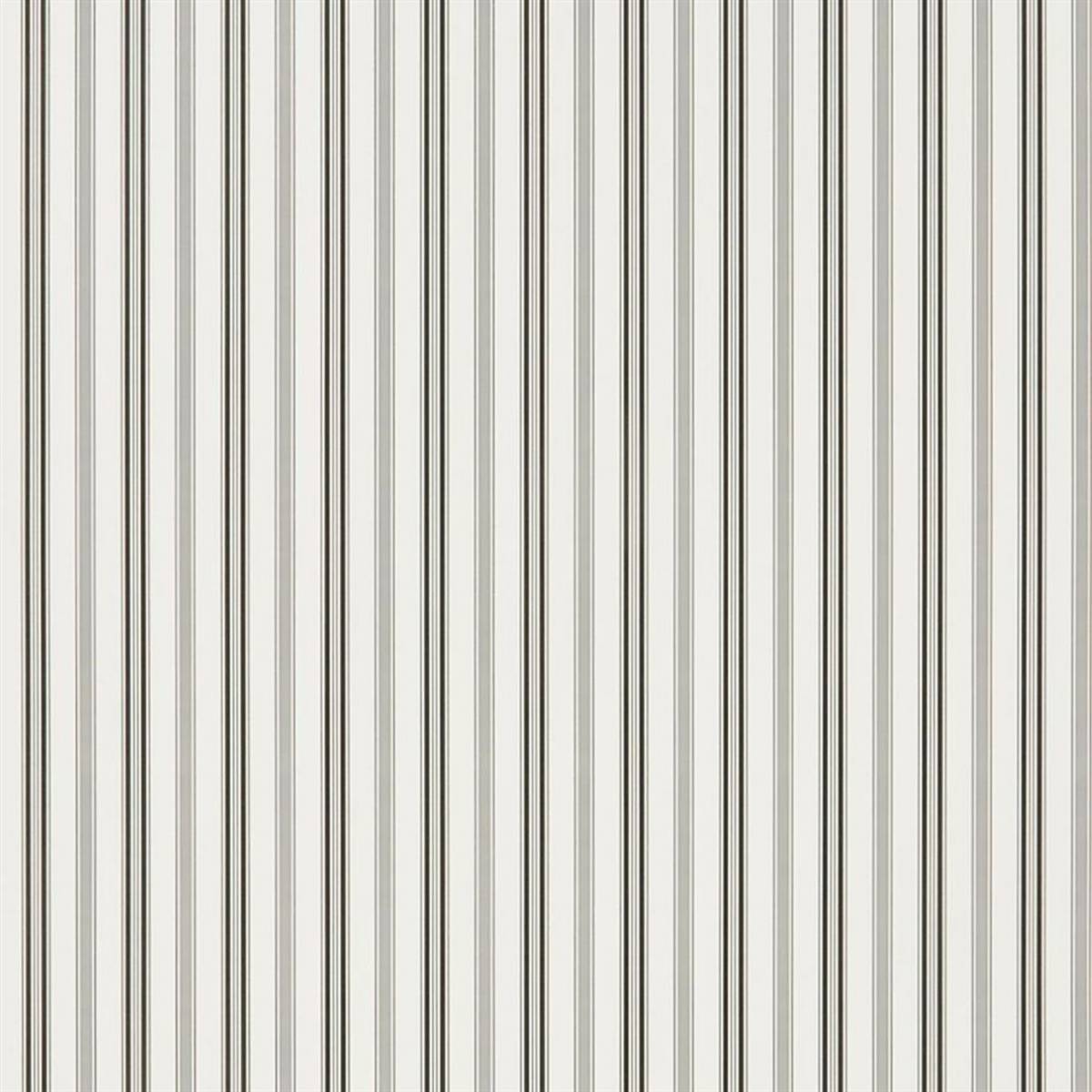 Basil Stripe Wallpaper - Black (PRL709/04) - Ralph Lauren Signature Stripe  Library Wallpapers Collection