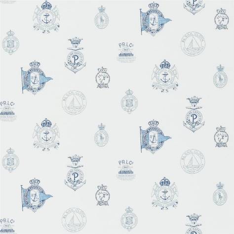 Ralph Lauren Signature Papers IV Wallpapers Rowthorne Crest Wallpaper - Navy - PRL032/05
