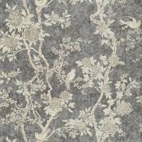 Marlowe Floral Wallpaper - Gunmetal