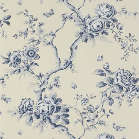Ralph Lauren Signature Papers IV Wallpapers Ashfield Floral Wallpaper - Sapphire - PRL027/05