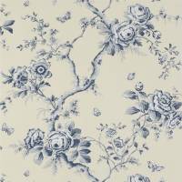 Ashfield Floral Wallpaper - Sapphire