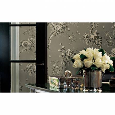 Ralph Lauren Signature Papers IV Wallpapers Old Hall Floral Wallpaper - Graphite - PRL704/02