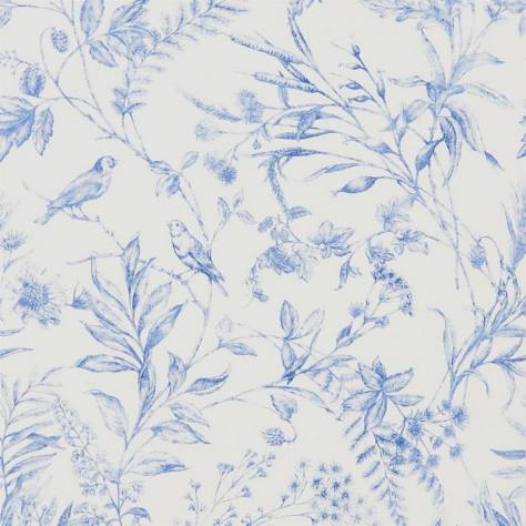 Ralph Lauren Signature Papers IV Wallpapers Fern Toile Wallpaper - Bluebell - PRL710/02
