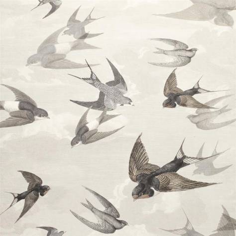 John Derian Picture Book Wallpapers Chimney Swallows Wallpaper - Dusk - PJD6003/02