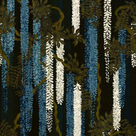 Christian Lacroix LOdyssee Fabrics and Wallpapers Wisteria Alba Wallpaper - Ruisseau - PCL7032/02