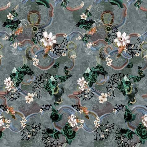 Christian Lacroix Maison Utopia Wallpapers Algae Bloom Wallpaper - Iris - PCL7041/02