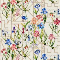 Fretwork Garden Wallpaper - Azur
