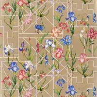 Fretwork Garden Wallpaper - Or