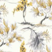 Mimosa Wallpaper - Ochre