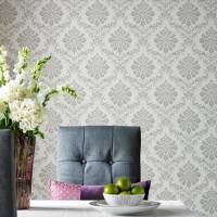 Broughton Wallpaper - Grey