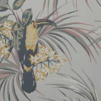 Le Toucan Wallpaper - Soft Grey