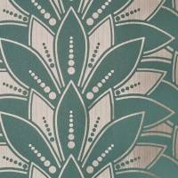 Astoria Foil Wallpaper - Neo Mint Green/Gold