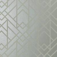 Metro Wallpaper - Soft Grey Silver
