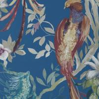 Bird Sonner Wallpaper - Royal Blue