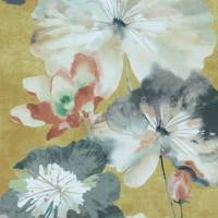 Water Lilies Wallpaper - Honey Yellow