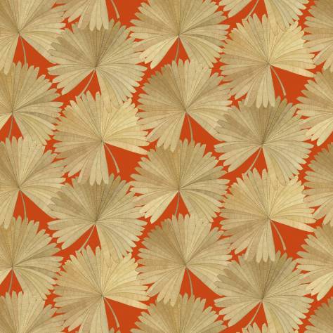 Linwood Fabrics Tango Wallpapers Bangkok Nights Wallpaper - Vermillion - LW072/003