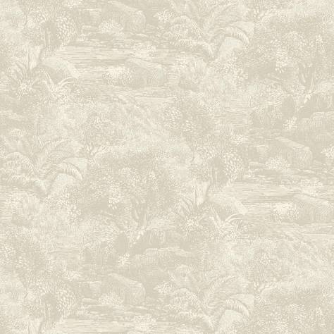 Linwood Fabrics Tango Wallpapers Island Paradise Wallpaper - Pearl - LW074/001